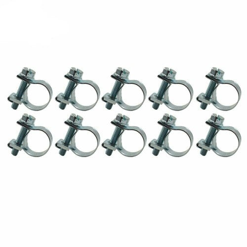 Solid Spare 1/4" FUEL INJECTION HOSE CLAMP / AUTO Fuel clamps?11mm-13mm?30 Pcs