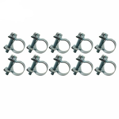 Solid Spare 1/4" FUEL INJECTION HOSE CLAMP / AUTO Fuel clamps?11mm-13mm?30 Pcs