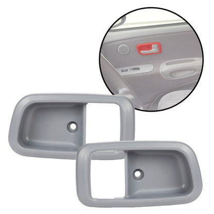 Solid Spare Front Left & Right Inner Door Handle Trim Blue Fit For 00-06 Toyota Tundra