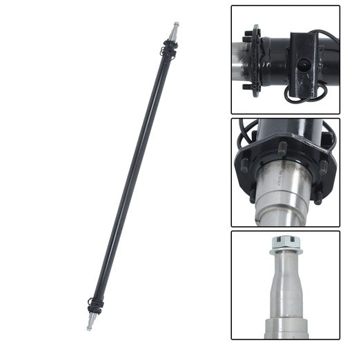 Solid Spare 95" HF 80" Spring Center For 7000lbs/7.0Klbs Trailer Axle Only Beam With Idler