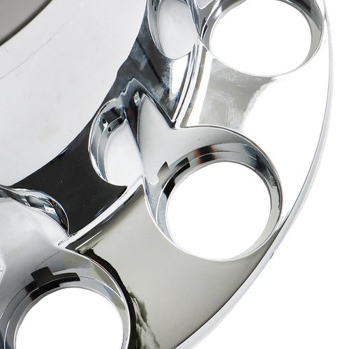 Solid Spare Chrome Hub Cover Kit 33mm Front Rear for Semi Truck Wheel Axle Covers Spiked
