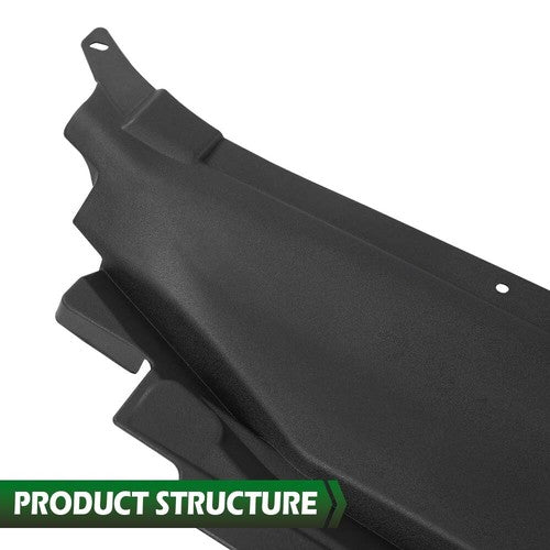 Solid Spare Fit For 13-18 Ford Fusion Upper Radiator Support Cover Sight Shield Black