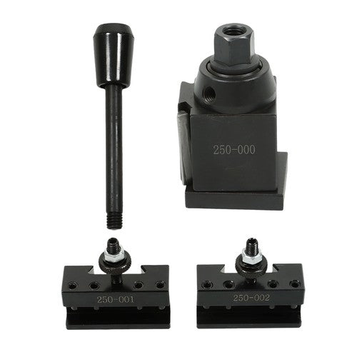 Solid Spare 250-000 250-001 250-002 OXA Wedge Type Tool Post Set Fit For Lathe Swing Dia 8"