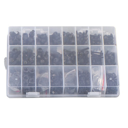 Solid Spare 720PCS M3 M4 M5 M6 bolt and nut combination kit surface oxidation Alloy steel