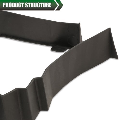Solid Spare Fit For 16-21 Chevrolet Malibu Front Bumper Grille Lower Air Deflector Black
