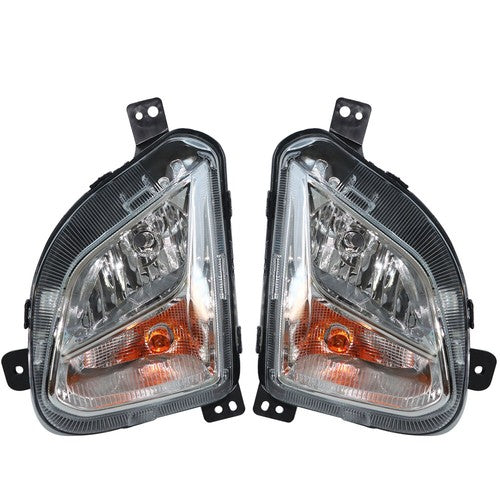 Solid Spare Pair Left and Right Front Bumper Fog Lights w/Signal For Chevrolet Equinox 2018