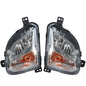 Solid Spare Pair Left and Right Front Bumper Fog Lights w/Signal For Chevrolet Equinox 2018