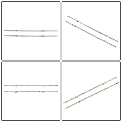 Solid Spare 2PCS Linear Guide SBR12-1500mm Linear Guide Rail w/4 PCS SBR12UU Sliders