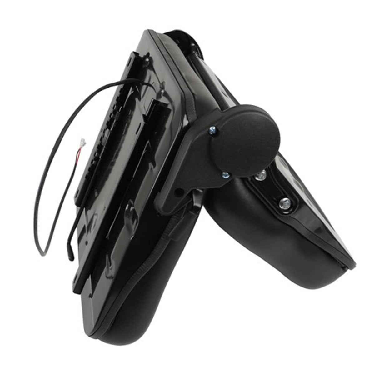 Solid Spare PVC Universal Fold Down Forklift Seat with Adjustable Angle Back Tractor