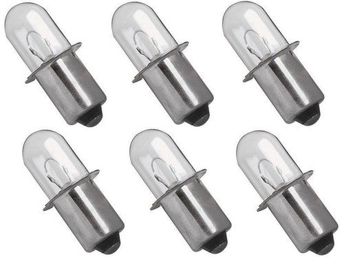 Solid Spare (6) Xenon Replacement Bulbs for Milwaukee 49-81-0030 18 Volt