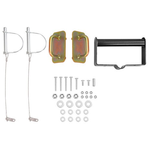 Solid Spare New Pow Trailer Hitch for Sleds Powder - Coated Steel for Snowmobiles/ATVs