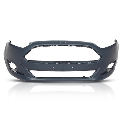 Solid Spare Fit For 2014 2015 2016 2017 2018 2019 Ford Fiesta Front Bumper Cover Fascia