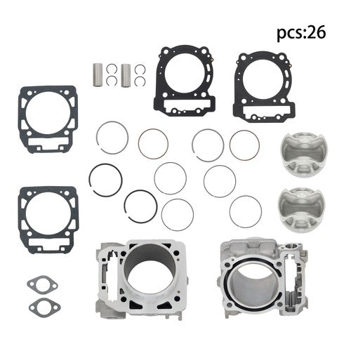 Solid Spare For Can-Am 1000 6X6 EFI 2014-2020 420413116 Top End Cylinders Piston Gaskets Kit