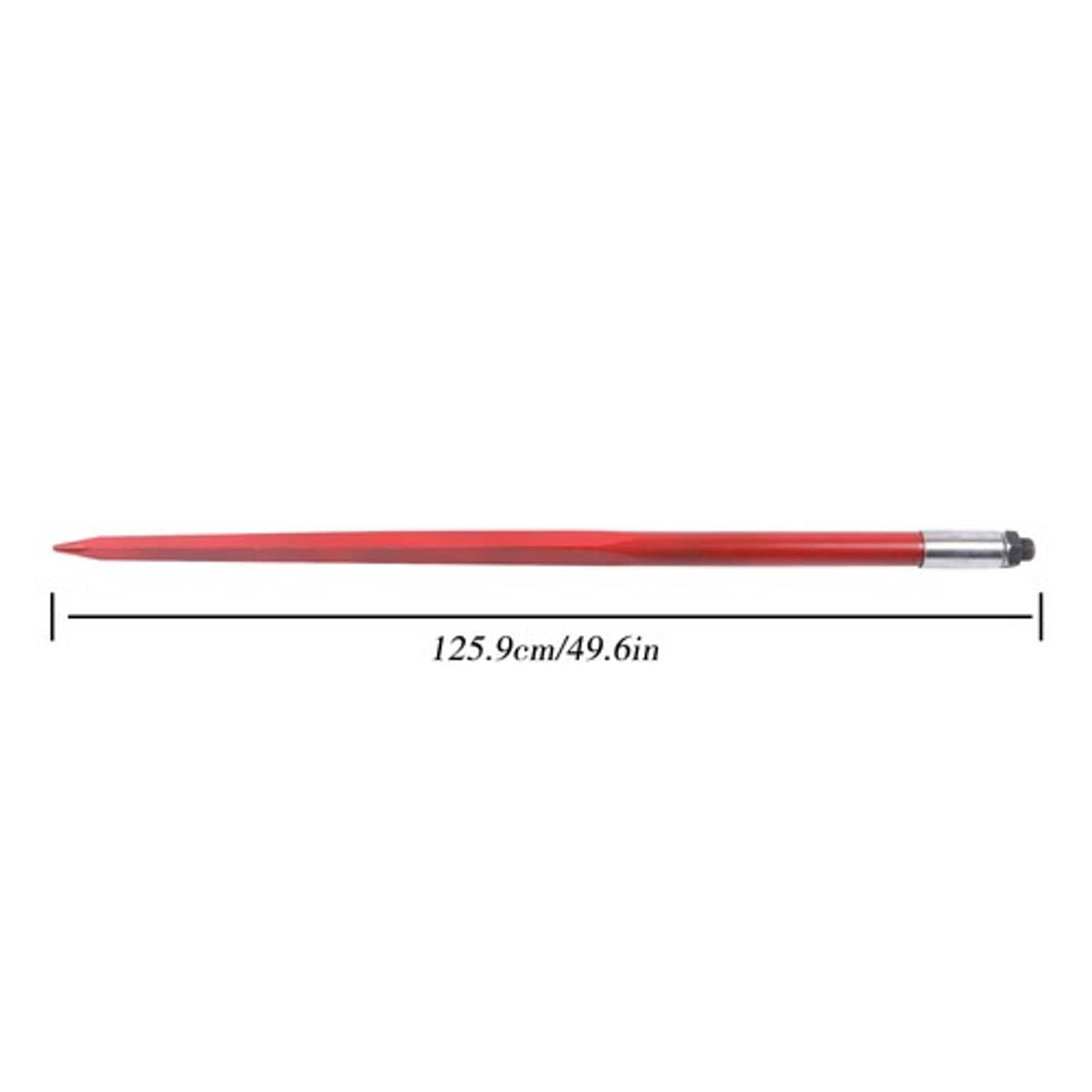 Solid Spare Quick Attach 49" Hay Bale Spear 4500lb Capacity for Skid Steer Tractor Lift More