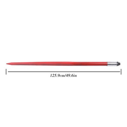 Solid Spare Quick Attach 49" Hay Bale Spear 4500lb Capacity for Skid Steer Tractor Lift More