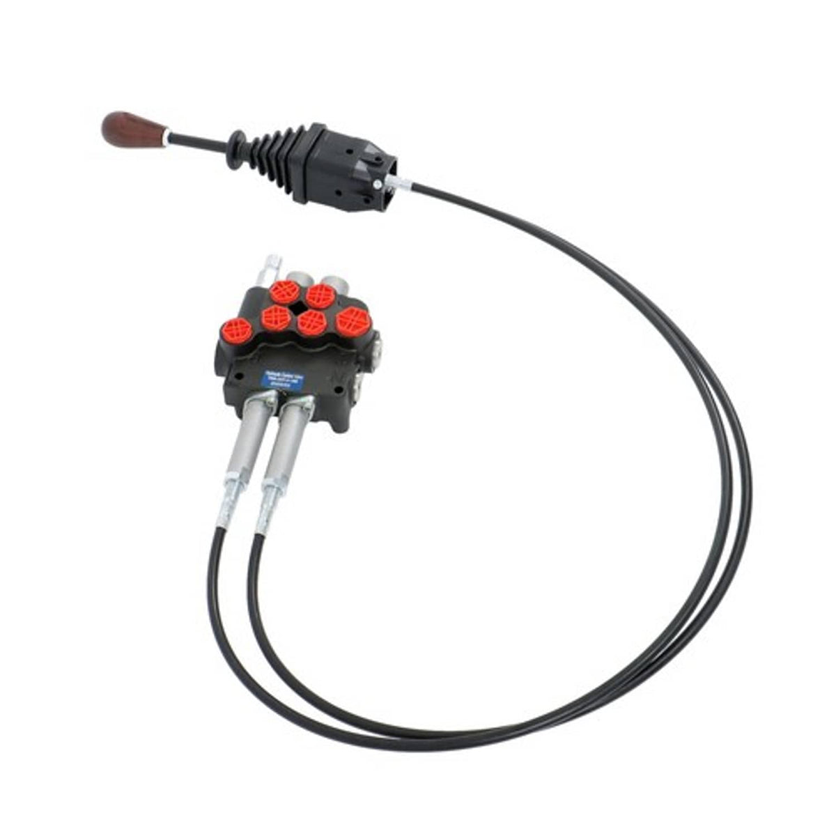 Solid Spare P80 Remote Control Valve Kit: 2 Spool Valve 21GPM + Joystick New+ Cables