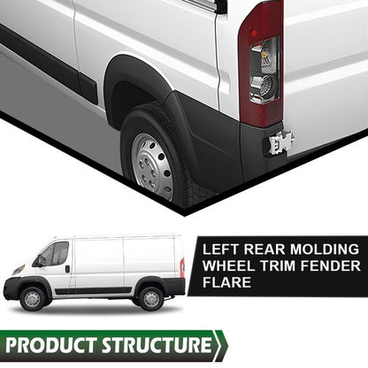 Solid Spare Fit For Dodge Ram Promaster 2019-2022 Left Rear Molding Wheel Trim Fender Flare