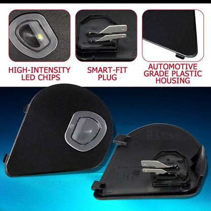 Solid Spare LED Side Mirror Puddle Lights For Dodge Ram 1500 2500 3500 4500 5500 2010-2019