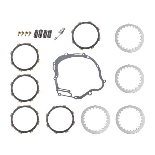 Solid Spare Clutch Friction Steel Plates Kit w/ Gasket Springs For Yamaha TTR125L 2000-2008