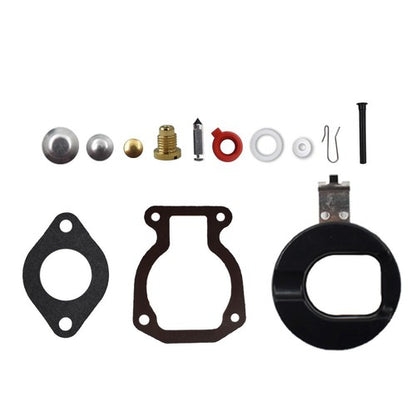 Solid Spare 2× 398453 Carburetor Carb Kit W/ Float For Johnson Evinrude 9.9HP 15HP 1974-1988
