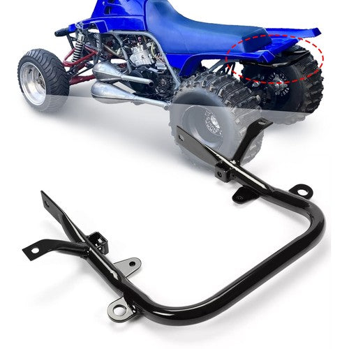 Solid Spare Black Steel Rear Bumper Grab Bar For 1987-2006 Yamaha Banshee 350 YFZ350