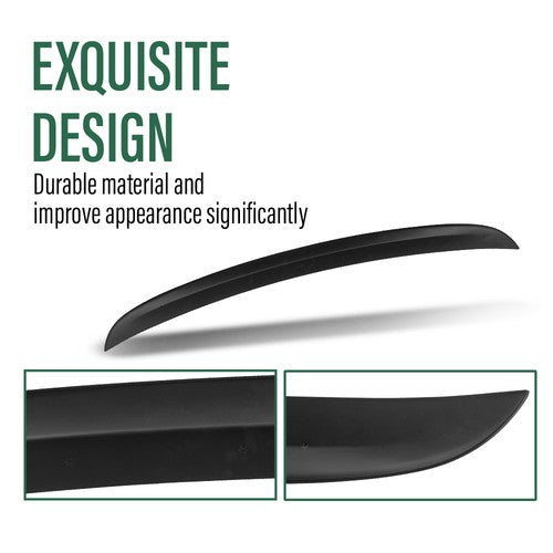 Solid Spare Rear Trunk Spoiler Wing Fit For 2004-2010 BMW 5-Series E60 M5 Style Gloss Black