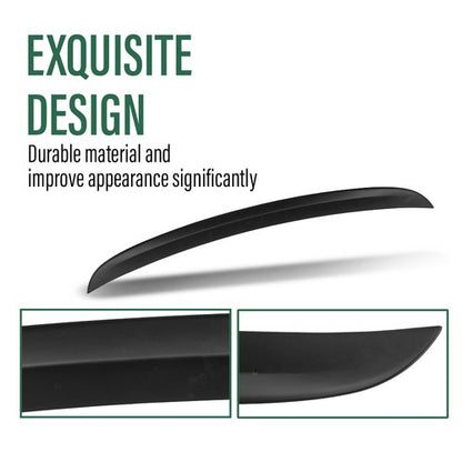Solid Spare Rear Trunk Spoiler Wing Fit For 2004-2010 BMW 5-Series E60 M5 Style Gloss Black