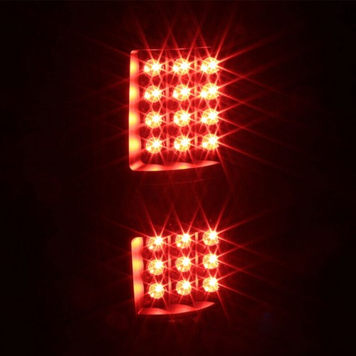 Solid Spare Smoked Black LED Tail Lights Lamps Assembly LH+RH Side For 2009-2014 Ford F150