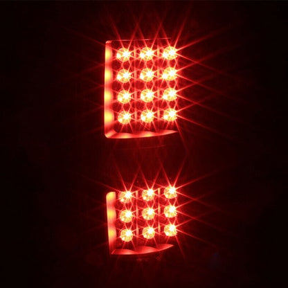Solid Spare Smoked Black LED Tail Lights Lamps Assembly LH+RH Side For 2009-2014 Ford F150