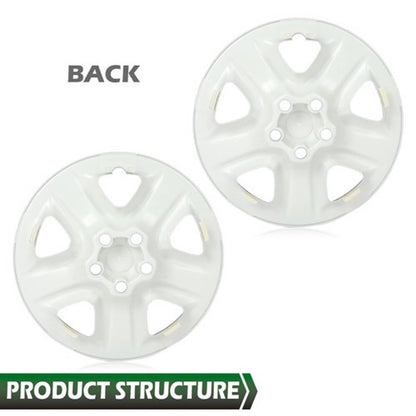 Solid Spare Fit For 06-12 Toyota RAV4 5-Spoke 17 Inch Wheel Skin Hub Caps Covers
