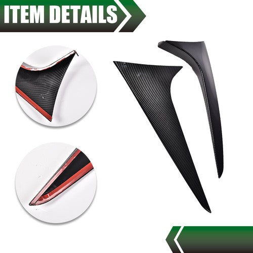 Solid Spare Fit For 12-18 BMW 3 Series F31 Touring Wagon Rear Trunk Side Wings Spoilers