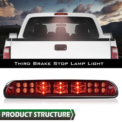 Solid Spare LED Third 3rd Brake Light Cargo Lamp Fit For 1999-2016 Ford F250 F350 Super Duty