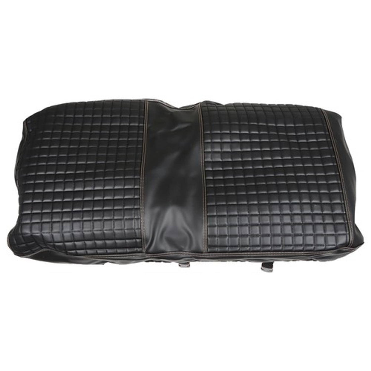 Solid Spare Front And Rear Seat Covers 4Pcs Black 1994-2013 For EZGO Medalist TXT Golf Carts