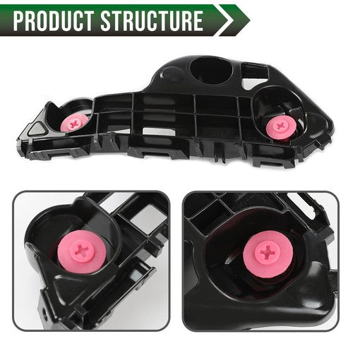 Solid Spare Front Bumper Bracket Retainer Left Driver Side Fit For 2018-2021 Toyota Camry