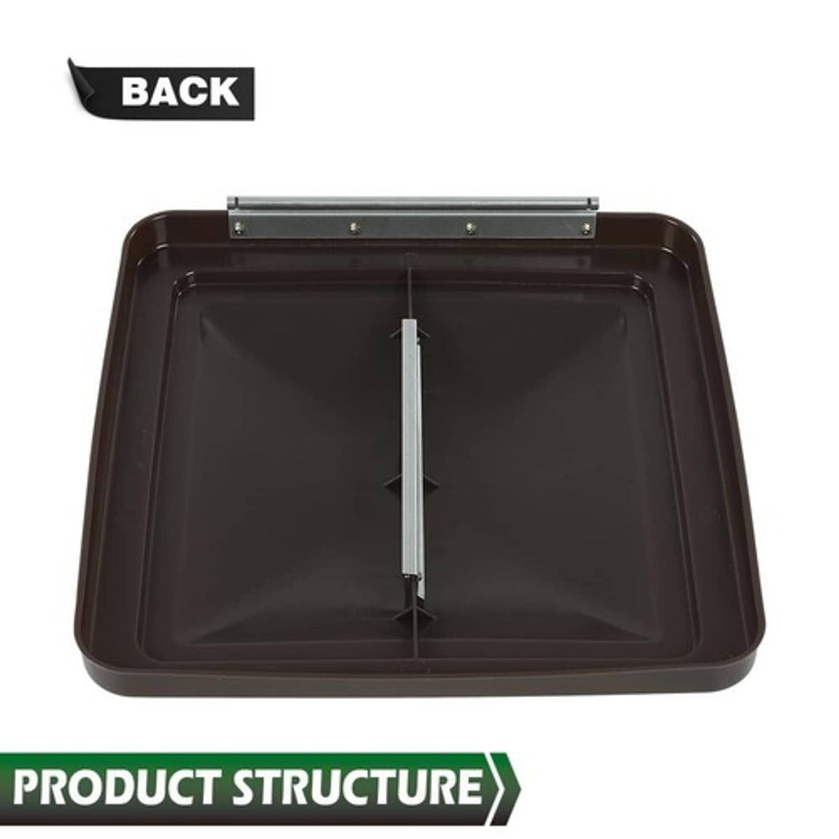 Solid Spare New 2pcs Smoke 14" x 14" Replacement Roof Vent Cover Camper RV Trailer Ventline