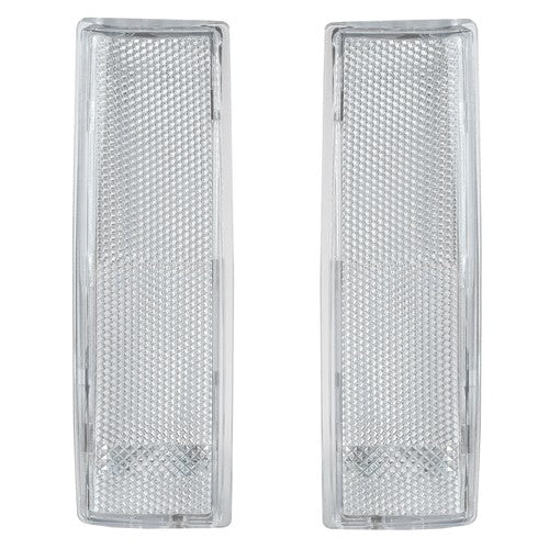 Solid Spare Front Corner+Bumper Signal Lights Parking Lamps FOR 83-94 Chevy Blazer&82-93 S10