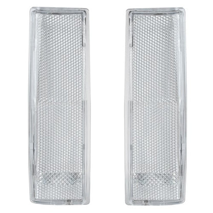 Solid Spare Front Corner+Bumper Signal Lights Parking Lamps FOR 83-94 Chevy Blazer&82-93 S10