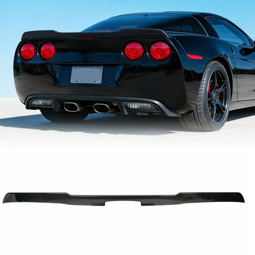 Solid Spare HYDRO CARBON STYLE Rear Trunk Wing Spoiler For 05-13 Corvette C6 Z06 ZR1 Style