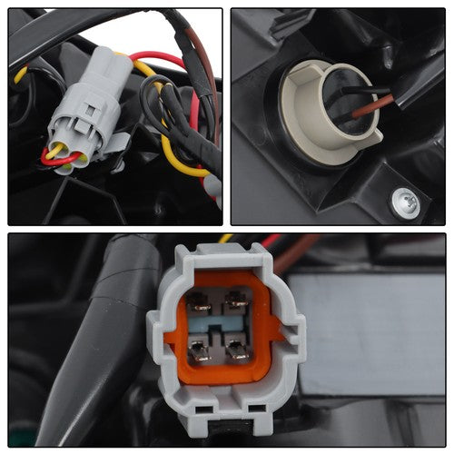 Solid Spare For Nissan Rogue 2021-2023 Single LH Side Tail Light Replacement LED Clear Lens