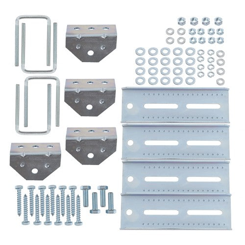 Solid Spare Galvanized Swivel Top Bunk Bracket Kit with Hardware Boat Trailer 2×3