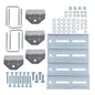 Solid Spare Galvanized Swivel Top Bunk Bracket Kit with Hardware Boat Trailer 2×3