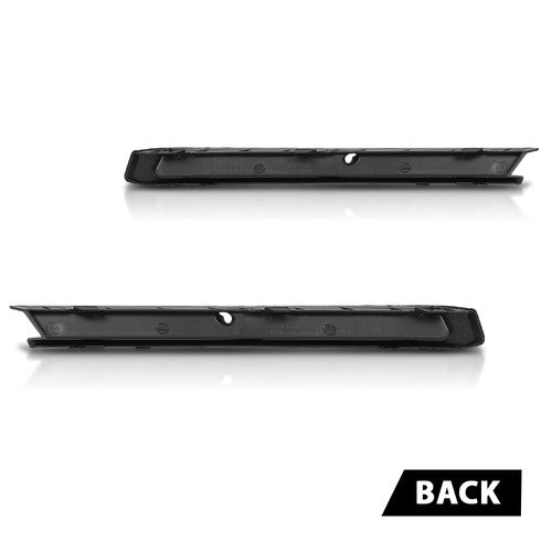 Solid Spare Front Left+Right Bumper Trim Fit For 15-18 Volkswagen Jetta w/ Fog Light Hole