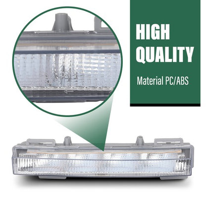 Solid Spare Fit For 13-15 Benz W166 ML/GL X204 GLK LED Daytime Running Light Fog Lamp Left