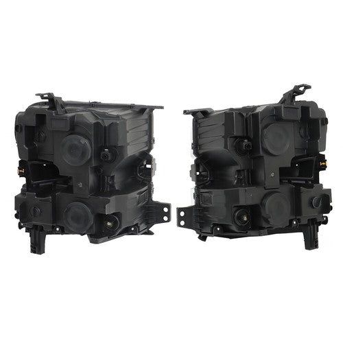 Solid Spare Headlights+Red Brake Tail Lights For 2019-2021 Chevy Silverado 1500 Halogen 4PCS
