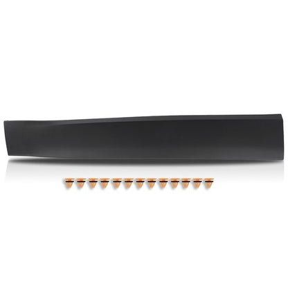 Solid Spare Side Door Body Molding Trim Front Left Side Fit For 2014-2023 Jeep Cherokee