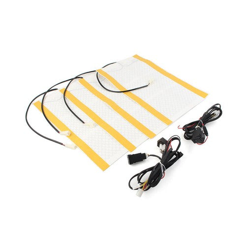 New Carbon Fiber Heated Seat Heater Pad Kit Car Switch 12V Universal For Trucks