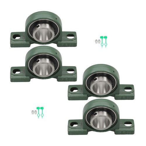 Solid Spare Cast Iron 4* UCP210-32 Pillow Block Mounted Bearing 2" Bore Self-Aligning