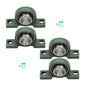 Solid Spare Cast Iron 4* UCP210-32 Pillow Block Mounted Bearing 2" Bore Self-Aligning