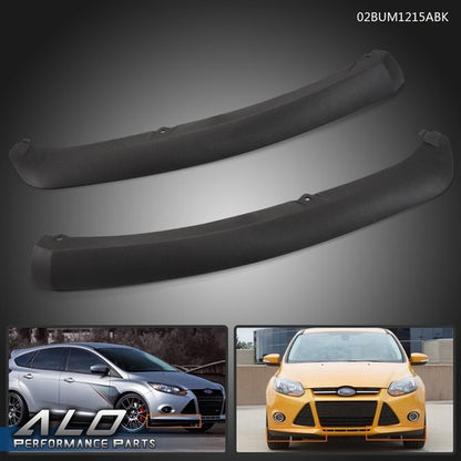 Solid Spare Pair Front Bumper Trim Air Lip Spoiler Lower Fit For Ford Focus 2012-2014 Sedan