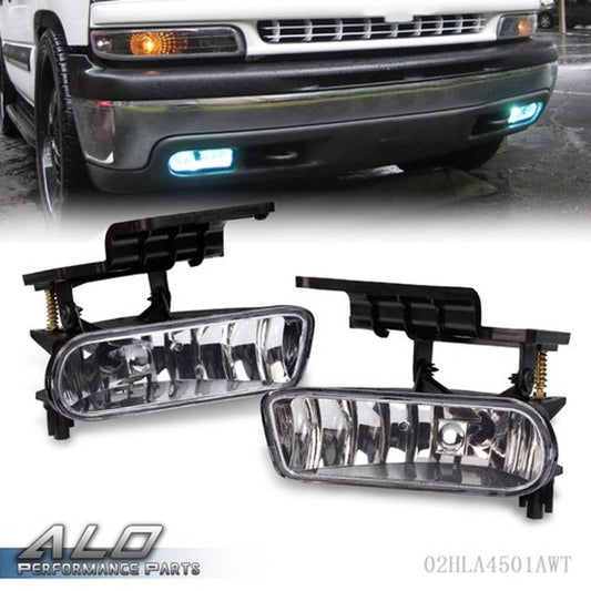 Solid Spare Front Bumper Fog Lights Driving Lamps Fit For 2000-2006 Chevy Suburban Tahoe